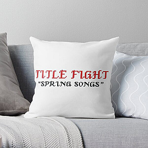 Spring Songs - Title Fight Throw Pillow RB2411