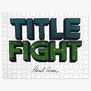 Title Fight Floral Green Jigsaw Puzzle RB2411