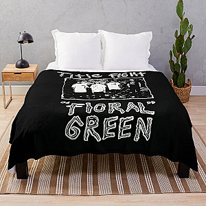 Fight Floral Green Throw Blanket RB2411