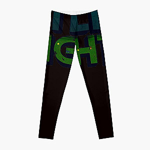 Title Fight Floral Green Leggings RB2411