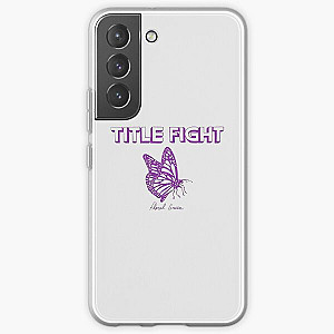 Title Fight Floral Green Butterfly Samsung Galaxy Soft Case RB2411