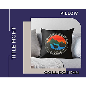 Title Fight Throw Pillow