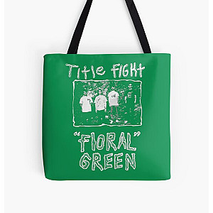 Title Fight Floral Green Promo All Over Print Tote Bag RB2411