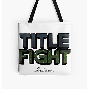 Title Fight - Floral Green All Over Print Tote Bag RB2411