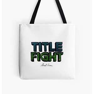 Title Fight Floral Green All Over Print Tote Bag RB2411